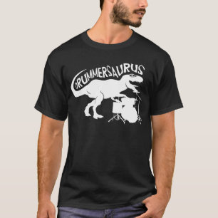 Drummersaurus Rex T-Shirt für Trommel und