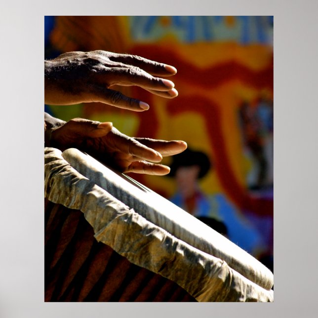 Drumming Hands Poster (Vorne)
