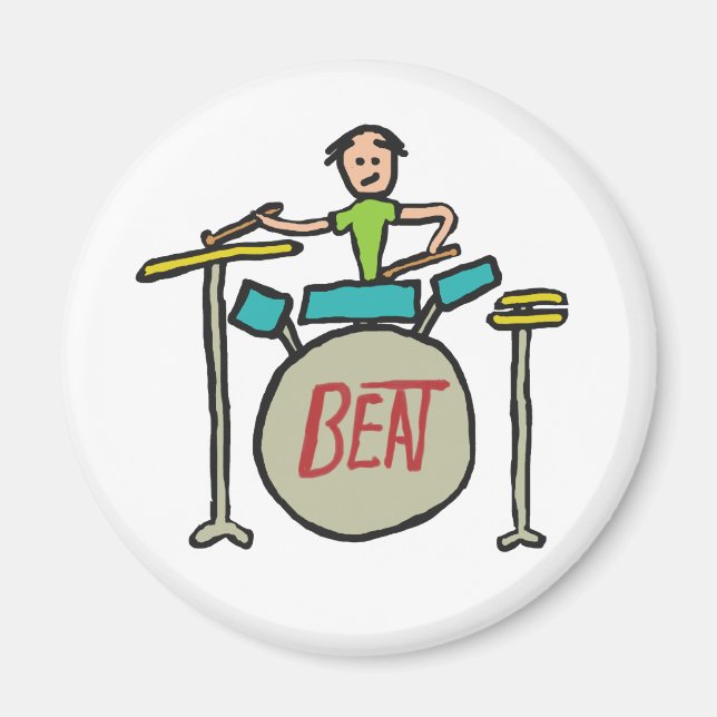 Drumming Magnet (Vorne)