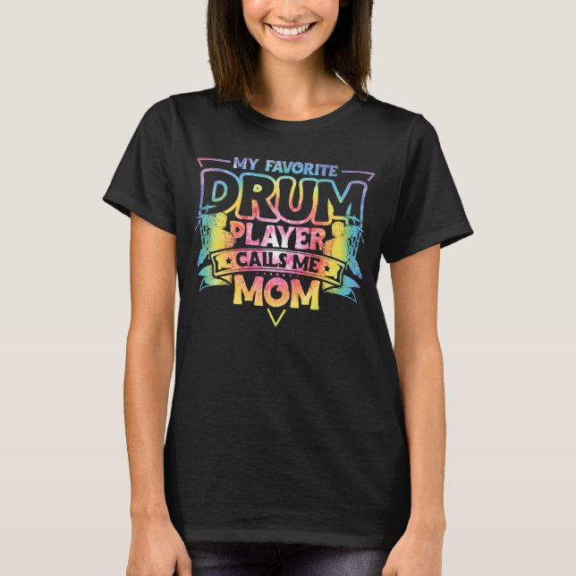 Drumming Player Apparel Drummer Quote Drumset für T-Shirt (Vorderseite)
