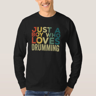 Drumming Player Bekleidungs Drummer Quote Drumset T-Shirt