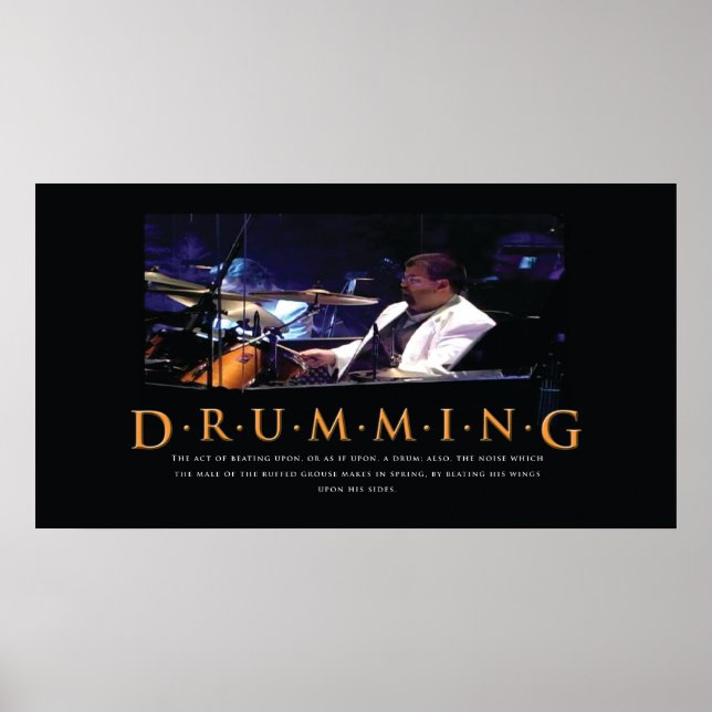 Drumming Poster (Vorne)