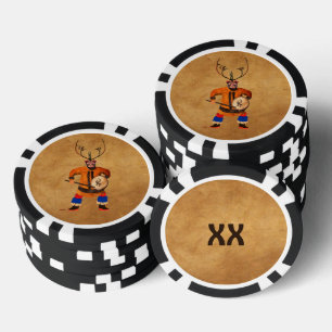 Drumming Shaman Pokerchips