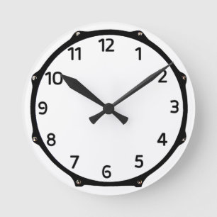 Drumming Time Wall Clock Runde Wanduhr