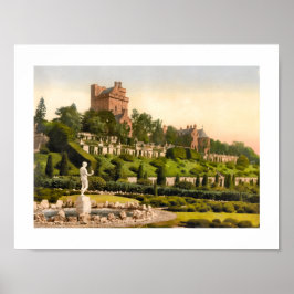 Drummond Castle, Perthshire Schottland Poster