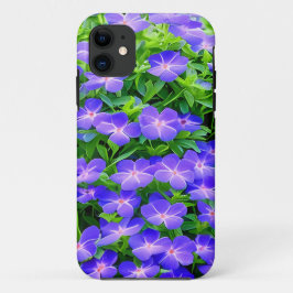Drummond-Clematis - eine niedliche kleine blaue Bl Case-Mate iPhone Hülle