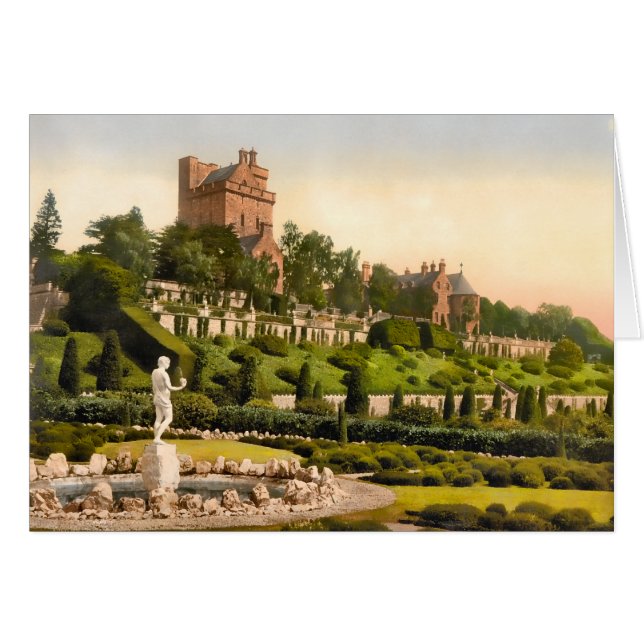 Drummond Schloss Perthshire Schottland (Vorderseite (Horizontal))