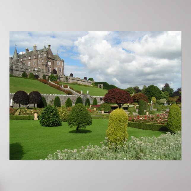 Drummond Schloss Schottland Poster (Vorne)