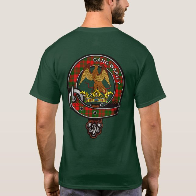Drummond Tartan Clan Abzeichen T-Shirt (Rückseite)