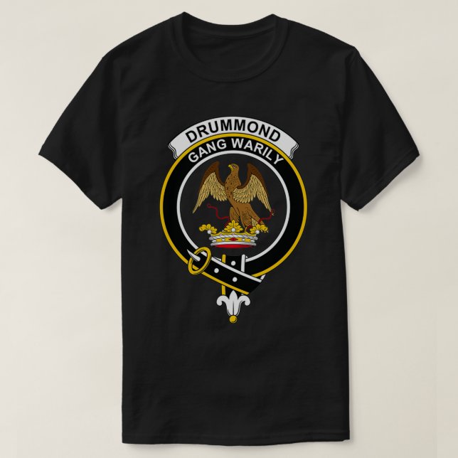 Drummond Wappen Tartan Clan Scottish Clan T-Shirt (Design vorne)