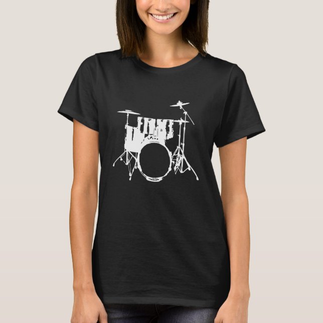 Drums  drummer  drummer and percussion motif T-Shirt (Vorderseite)