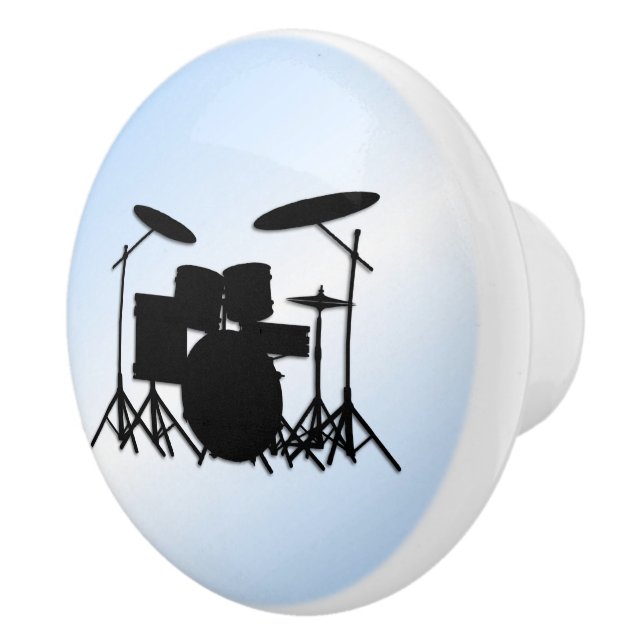 Drums Music Design Blau Keramikknauf (Rechts)