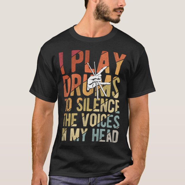 Drums Musician Player For A Drummer T-Shirt (Vorderseite)