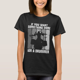 Drums Musician Player für einen Drummer 2 T-Shirt