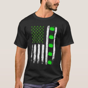 Drums St Patrick's Day Vintage irische Flagge T-Shirt