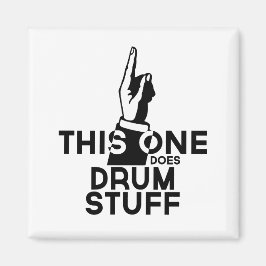 Drums Stuff - Funny Drums Music Magnet