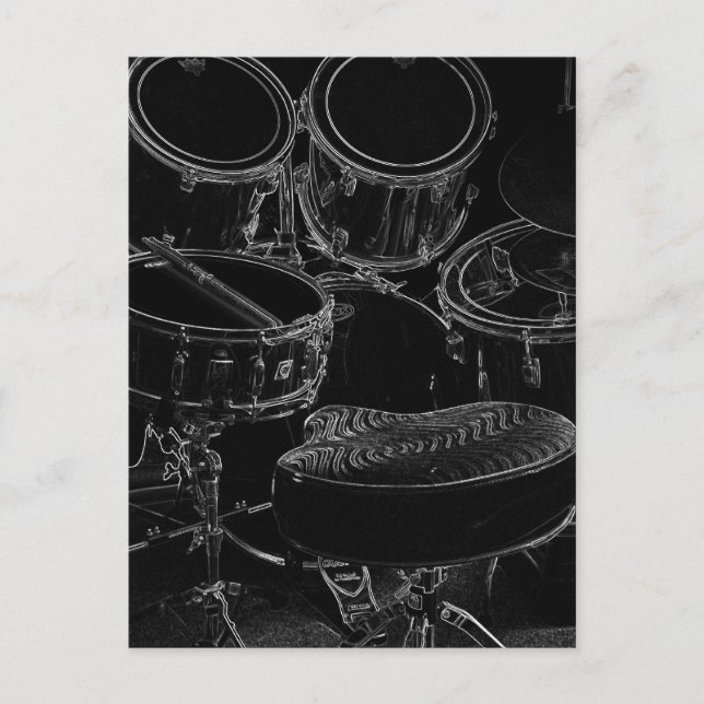 Drumset 1 postkarte (Vorderseite)