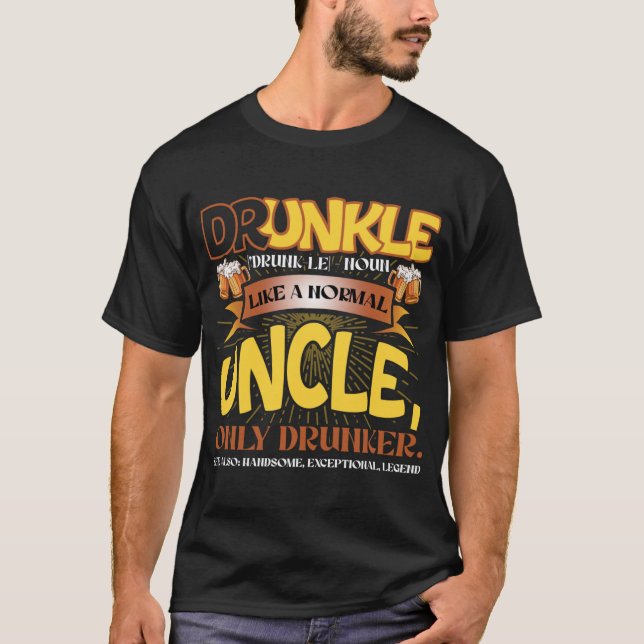 Druncle Beer T-Shirt (Vorderseite)