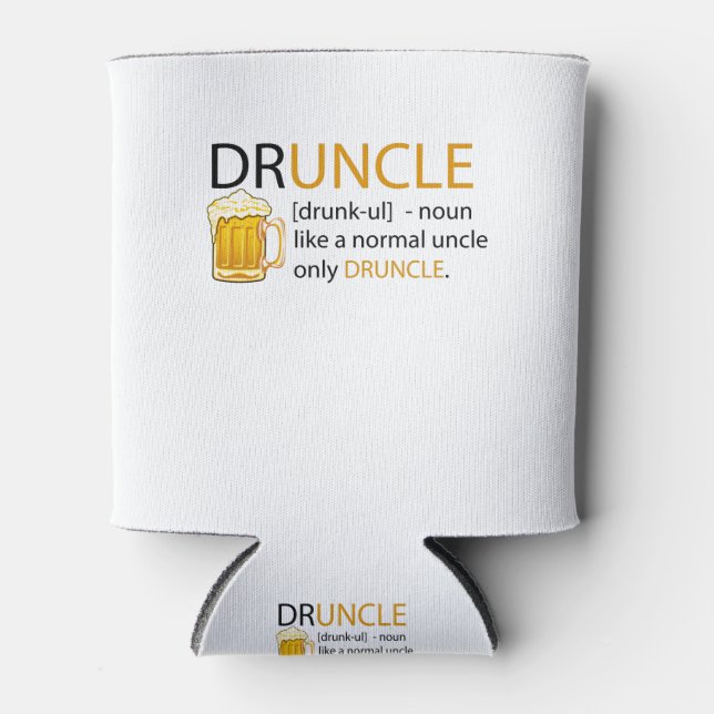 Druncle Definition in Shirt wie ein Onkel Frauen Dosenkühler (Vorderseite)