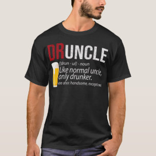 Druncle Shirt-lustiges Geschenk für Onkel Beer T-Shirt