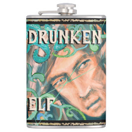 Drunken Green Wood Elf Elf Elf Brew Flachmann
