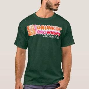 Drunken Grownwnings American Vater Run On Ber Funn T-Shirt