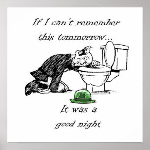 Drunken Leprechaun Poster