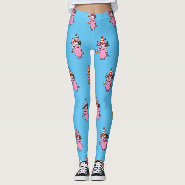 Drunken Pig Leggings (Vorderseite)