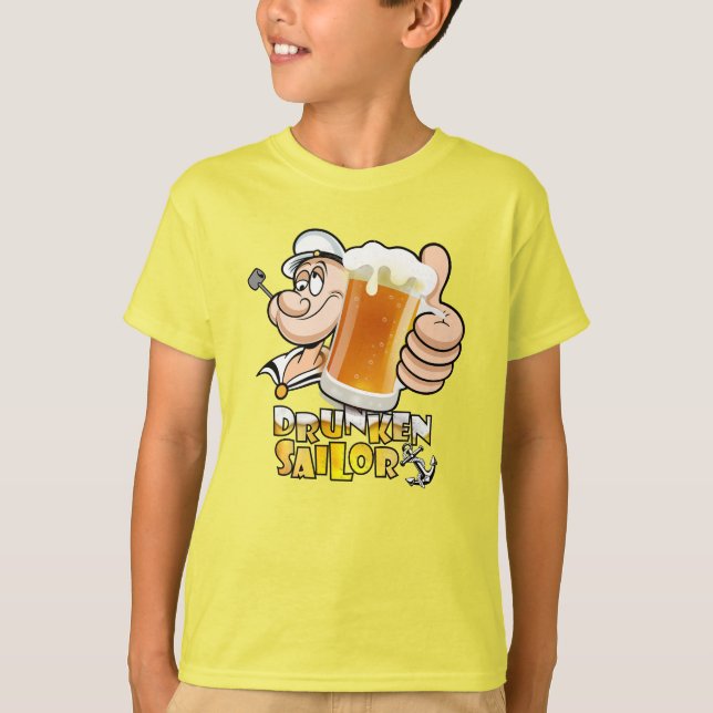 Drunken Sailor | Kinder T-Shirt (Vorderseite)