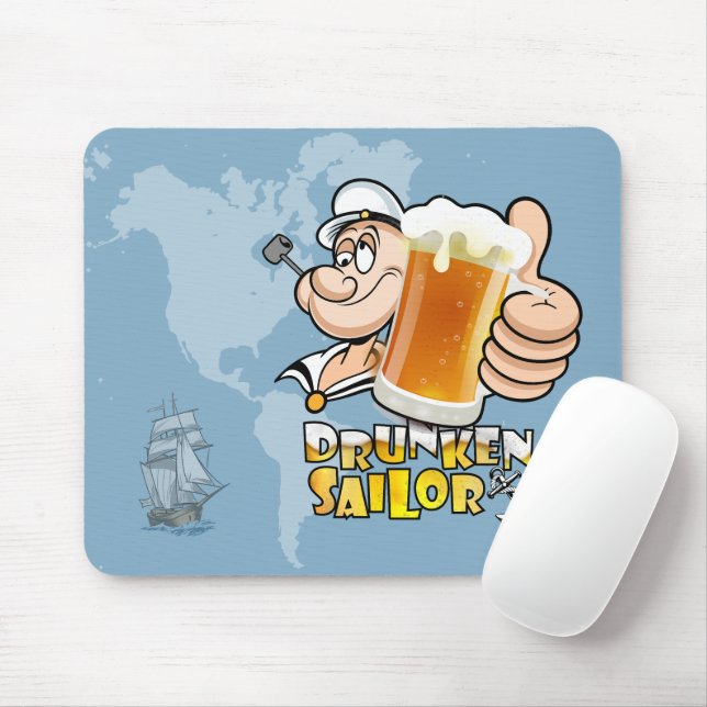 Drunken Sailor | Mousepad (Mit Mouse)