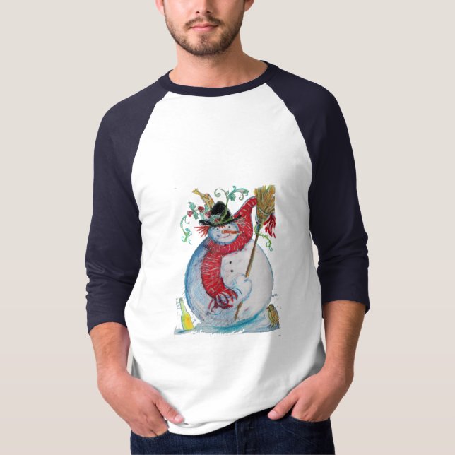 DRUNKEN SNOWMAN T-Shirt (Vorderseite)