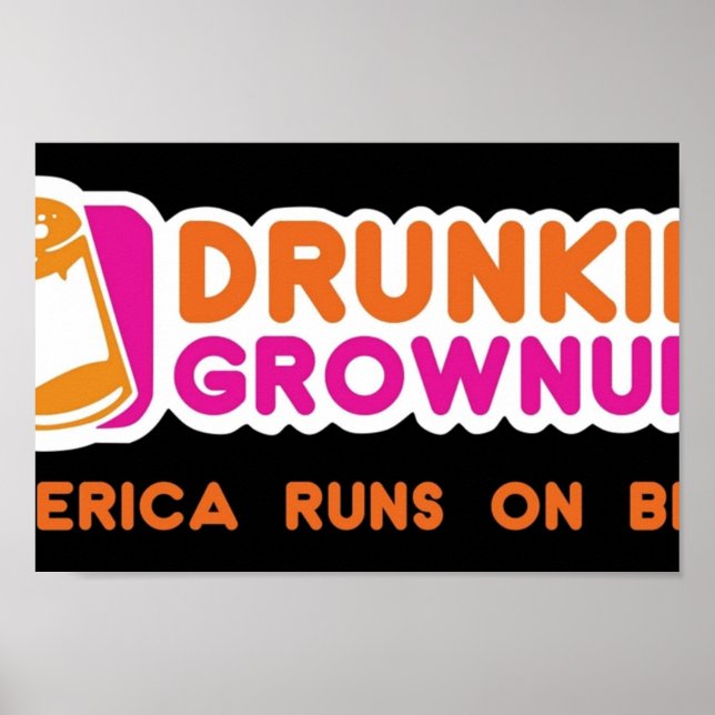 Drunkin Grownships America Version Poster (Vorne)