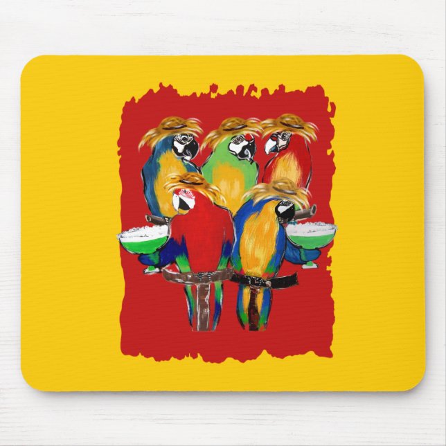 Drunkin Parrots Mousepad (Vorne)