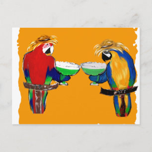 Drunkin Parrots Postkarte