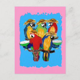 Drunkin Parrots Postkarte