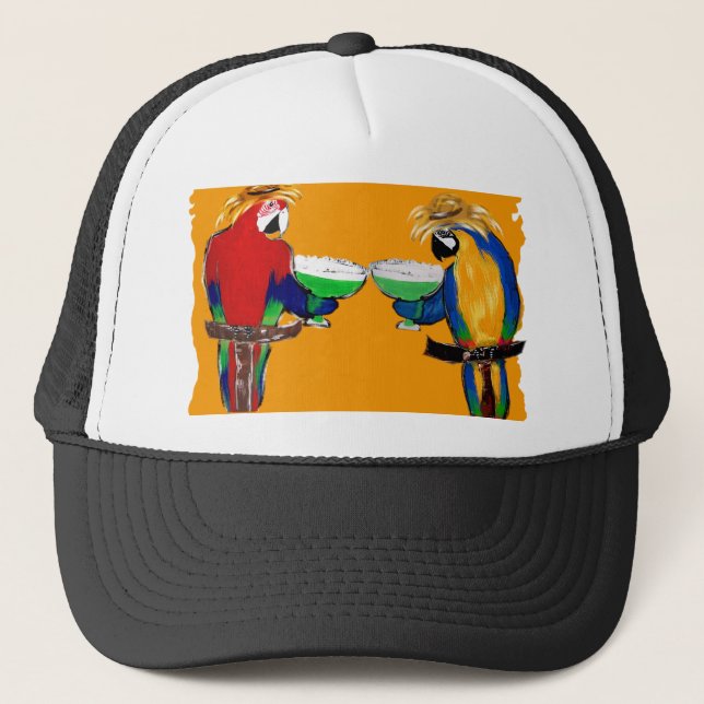 Drunkin Parrots Truckerkappe (Vorderseite)