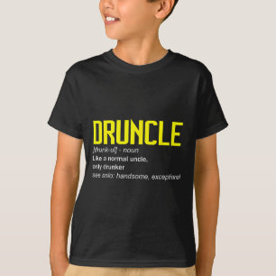 Drunkle Definition Welten Bester Onkel je Funny Dr T-Shirt