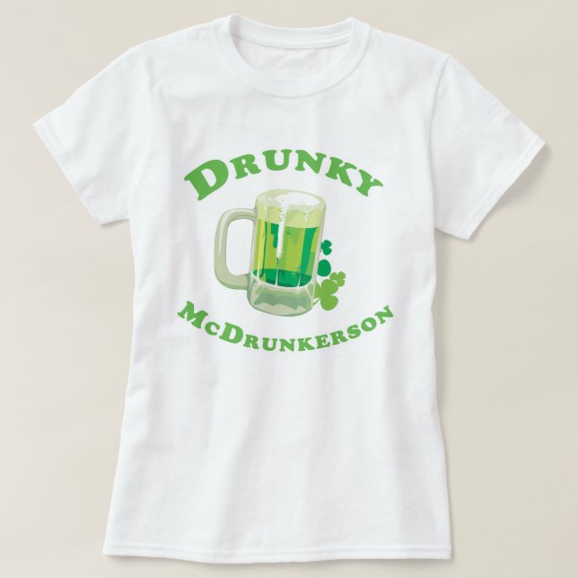 DRUNKY MCDRUNKERSON T - Shirt (Design vorne)