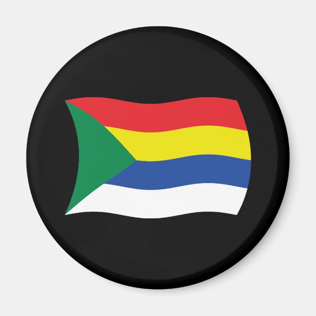 Druzen-Flaggenmagnet Magnet (Vorne)