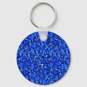 Druzy crystal - Sapphire blue Schlüsselanhänger
