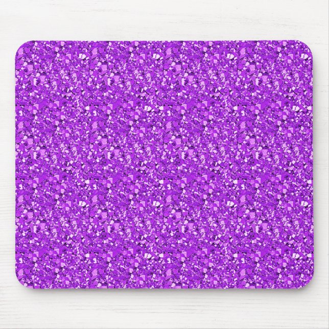Druzy Kristall - amethyst Lila Mousepad (Vorne)