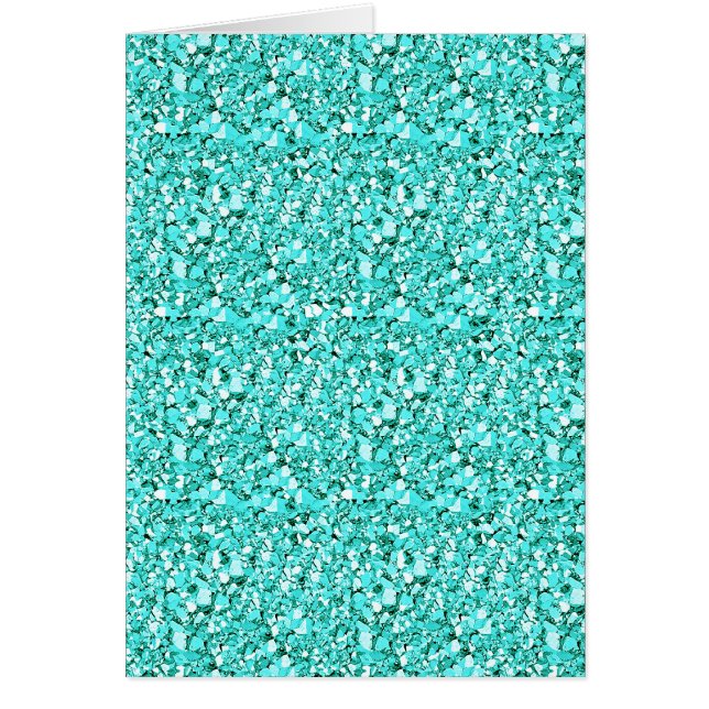 Druzy Kristall - Aquamarine blau (Vorne)