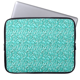 Druzy Kristall - Aquamarine blau Laptopschutzhülle