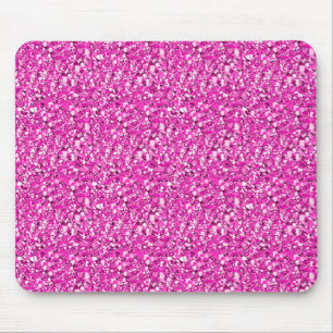 Druzy Kristall - Fuchsienrosa Mousepad