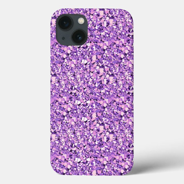 Druzy Kristall - helle Orchidee Case-Mate iPhone Hülle (Rückseite)