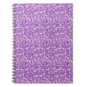 Druzy-Kristall - helles Orchidee Notizblock