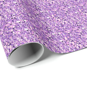Druzy Kristall - Orchideenrosa Geschenkpapier