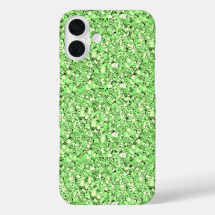 Druzy kristall - peridot green iPhone 16 plus hülle