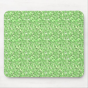 Druzy kristall - peridot green mousepad