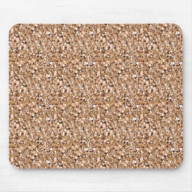 Druzy Kristall - Rose Mousepad (Vorne)